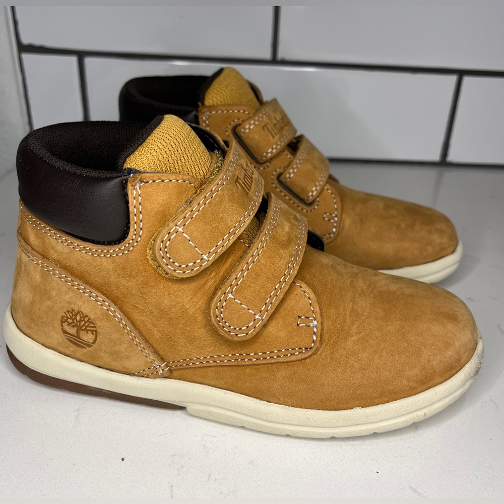 Timberland Toddler Toddle Tracks Hook-and-Loop Boot Size 11.5 LIKE NEW!